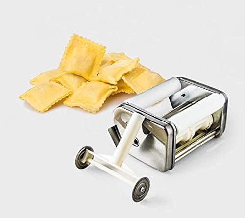 SHOPECOM SHOPECOM SAMOSA Maker Machine Pasta Roller with Square Ravioli Attachment Manual Stainless Steel Dumpling Maker  - Image 4