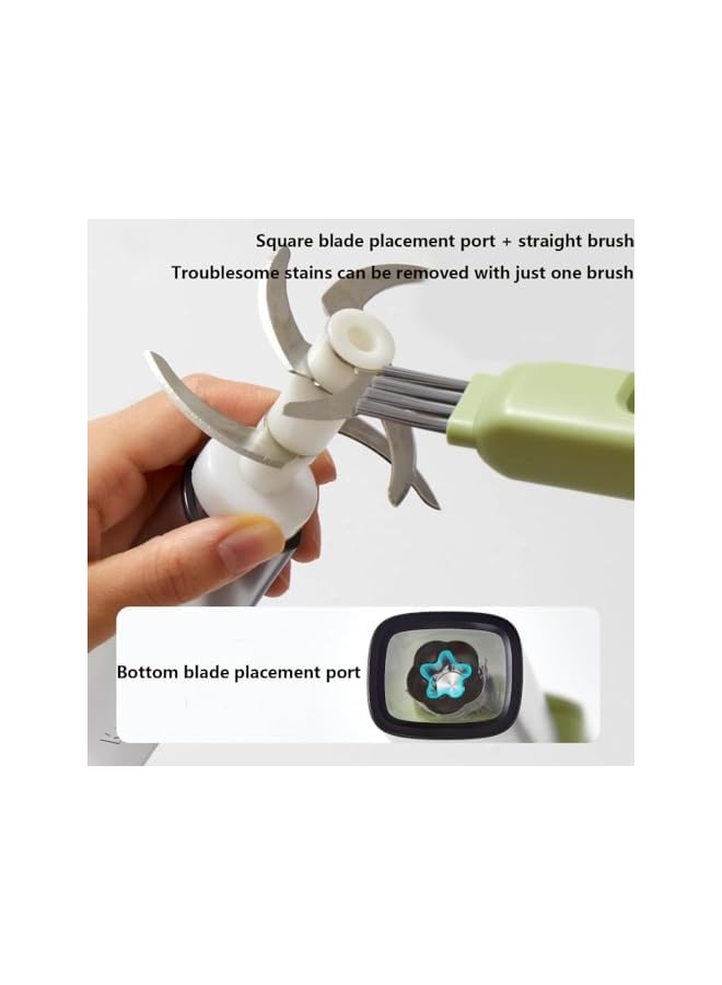 PROMASS promass COOLive 4 in 1 Multipurpose Cutlery and Blade Cleaner Brush,Kitchen Tool Cleaning Brush,Double-Sided Knife Scrubber,Kitchen Washing Brush Chopsticks Cutlery Cleaning Brush (White)  - Image 3