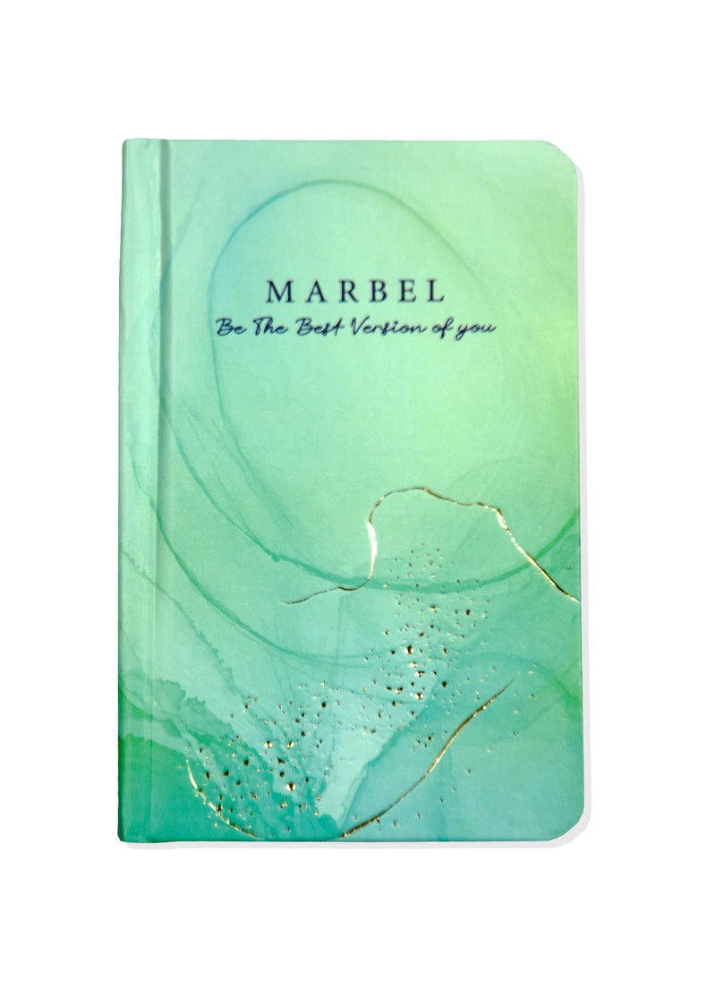Borg El Arab - Marble A6 Notebook Size 14*10 Mint Green - Image 1