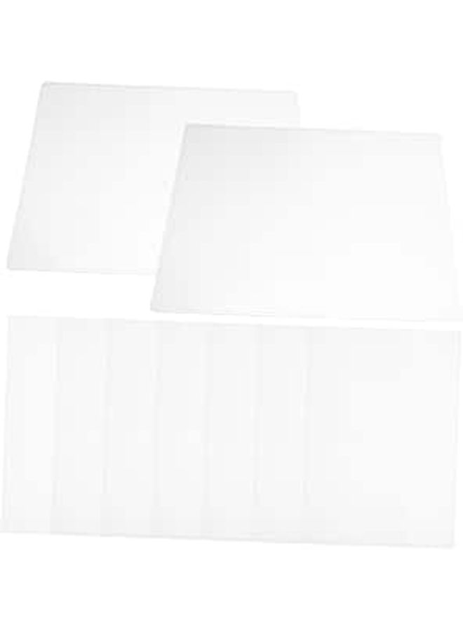30 Clear Hard Plastic Document Protectors Sleeves For Photos Papers Menus Rigid Print Protectors Album Storage - Image 1