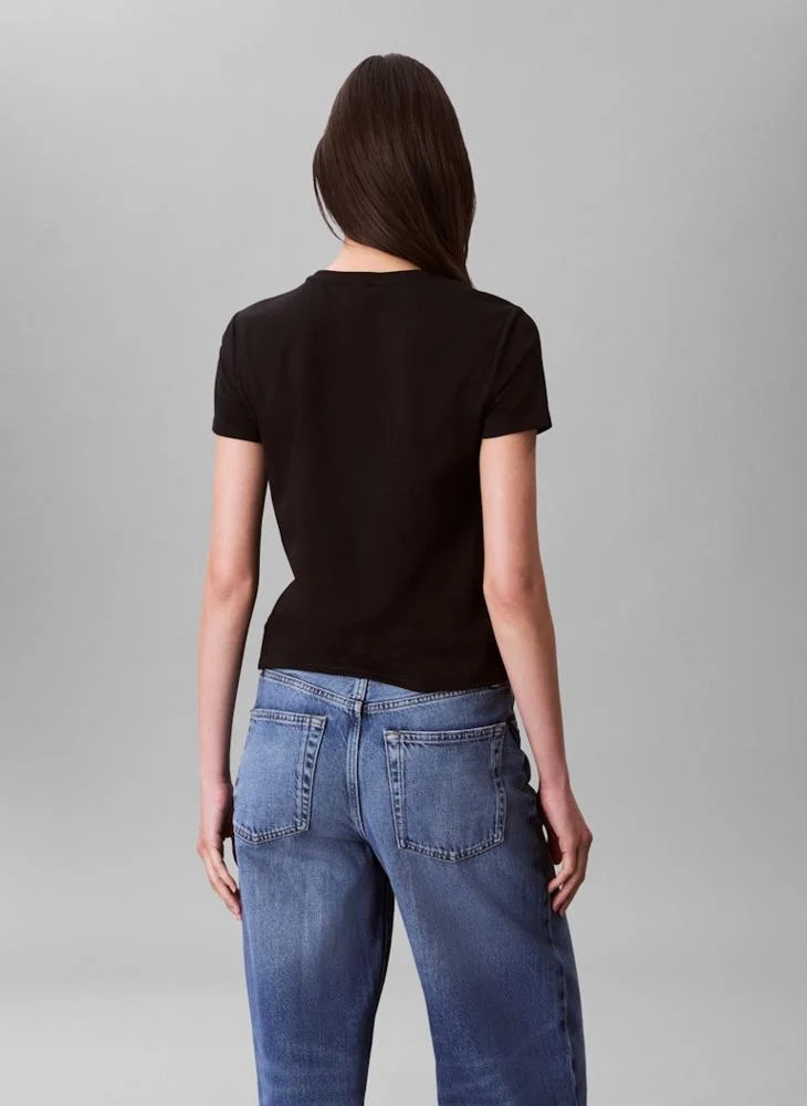 CALVIN KLEIN Casual Crew Neck T-Shirt