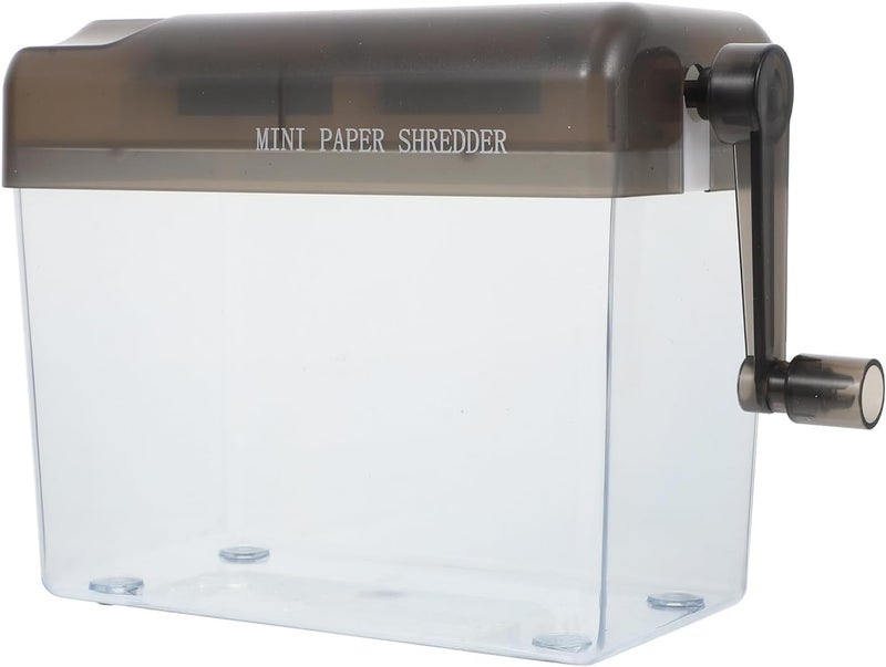 Mini A6 Office Manual Paper Shredder Hand-Operated Desktop Document Cutter Compact Paper Cutting Machine for Home and Office Use - Image 1