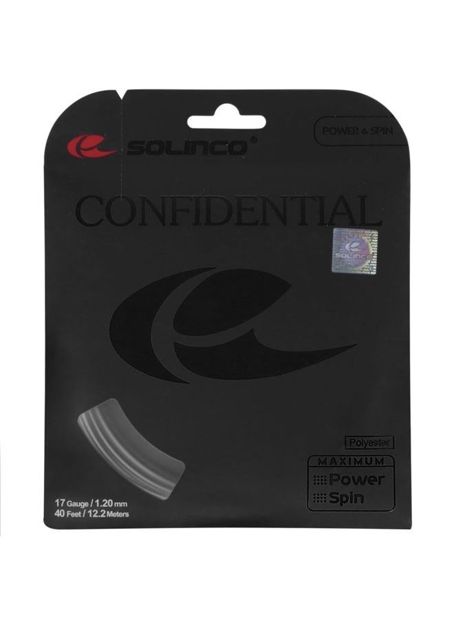Solinco Confidential Tennis String (17 Silver) - Image 1