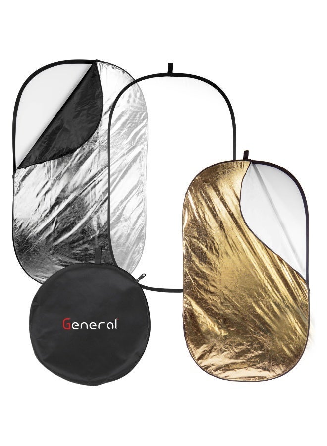 General 5-in-1 Collapsible Oval Reflector (120 x 80 cm) - Image 1