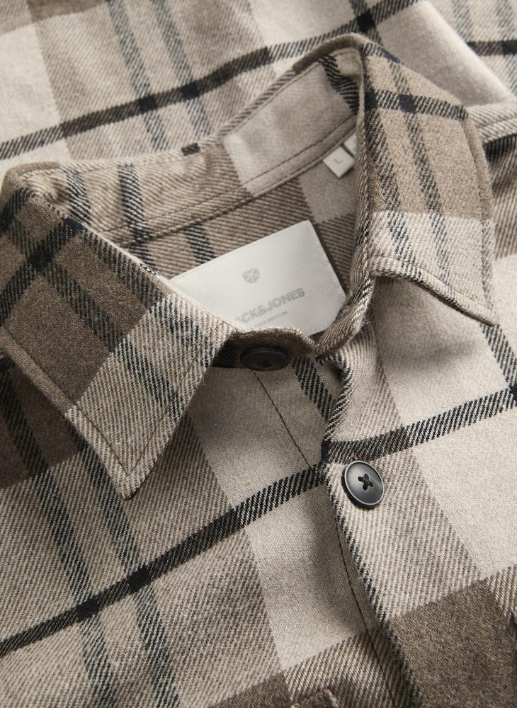 JACK & JONES Checked Flap Pocket Shirt  - Image 2