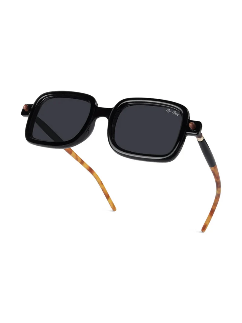 Woggles  Red Pappy Vexor Black Square Sunglasses  | Best Price UAE