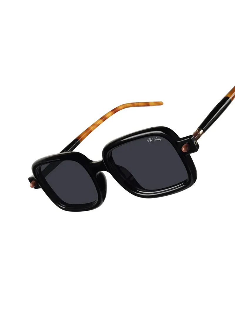 Woggles  Red Pappy Vexor Black Square Sunglasses  | Best Price UAE