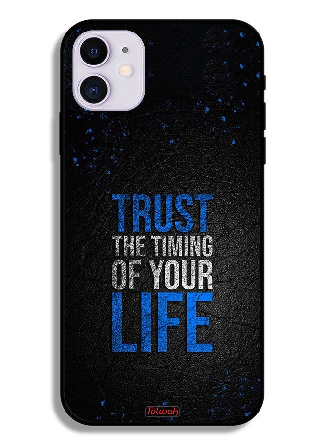 Tolwak - Apple iPhone 12 Protective Case Trust The Timing Of Your Life - Image 1