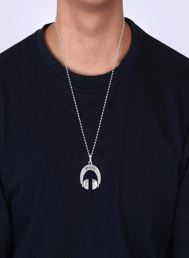 DULCI Stainless Steel Fashion Headphone Pendant for Men Unisex Necklaces - Image 4