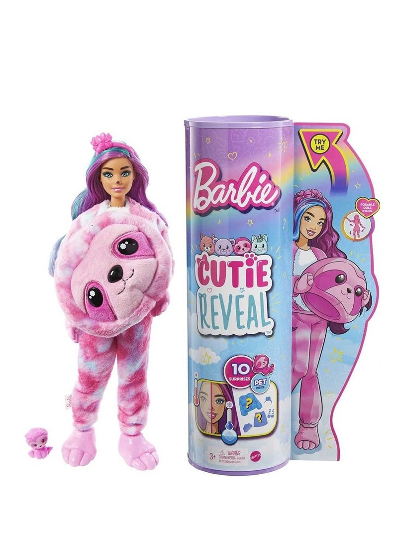 Barbie Cutie Sloth Reveal Doll - Image 1