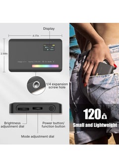 KASTWAVE RGB Video Light, Portable LED Camera Light Panel 0-360 Full Color, CRI 95+ 2500-9000K LED Video Light, LED DSLR Lighting for Vlogging, Photography, Video Conference  - Image 5