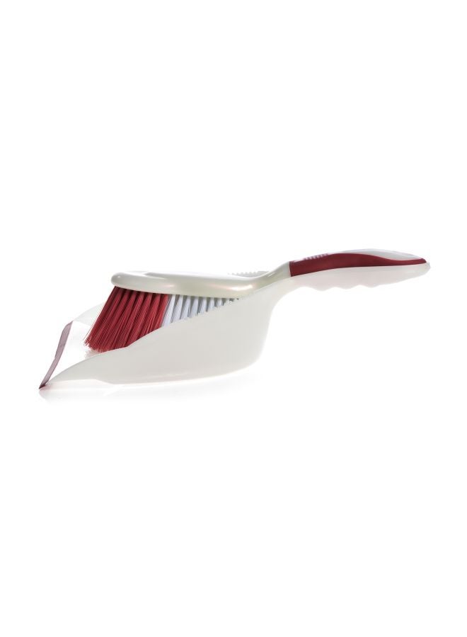 Royalford 2-Piece Plastic Cleaning Brush Set White/Red - Image 3