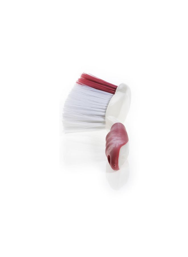 Royalford 2-Piece Plastic Cleaning Brush Set White/Red - Image 4