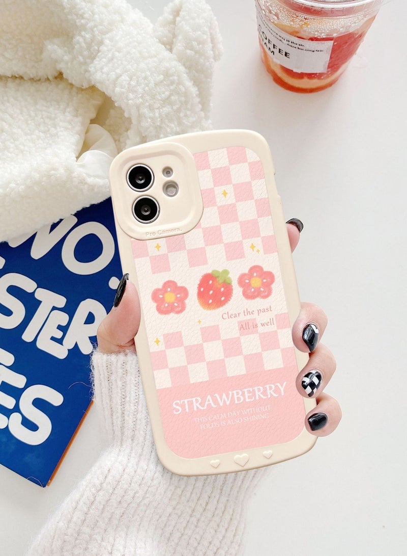 Loquat Flowers Silicone Soft Shell Apple Phone Case - Image 1