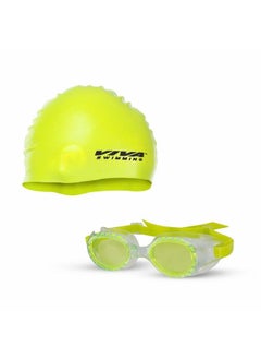 Viva Sports Combo Set Of Swimming Cap And Goggles (Green) - pzsku/Z60E38D3ADCE50F9A8F6EZ/45/_/1692274611/46c75c1b-c7fe-4070-8e15-848711be885f