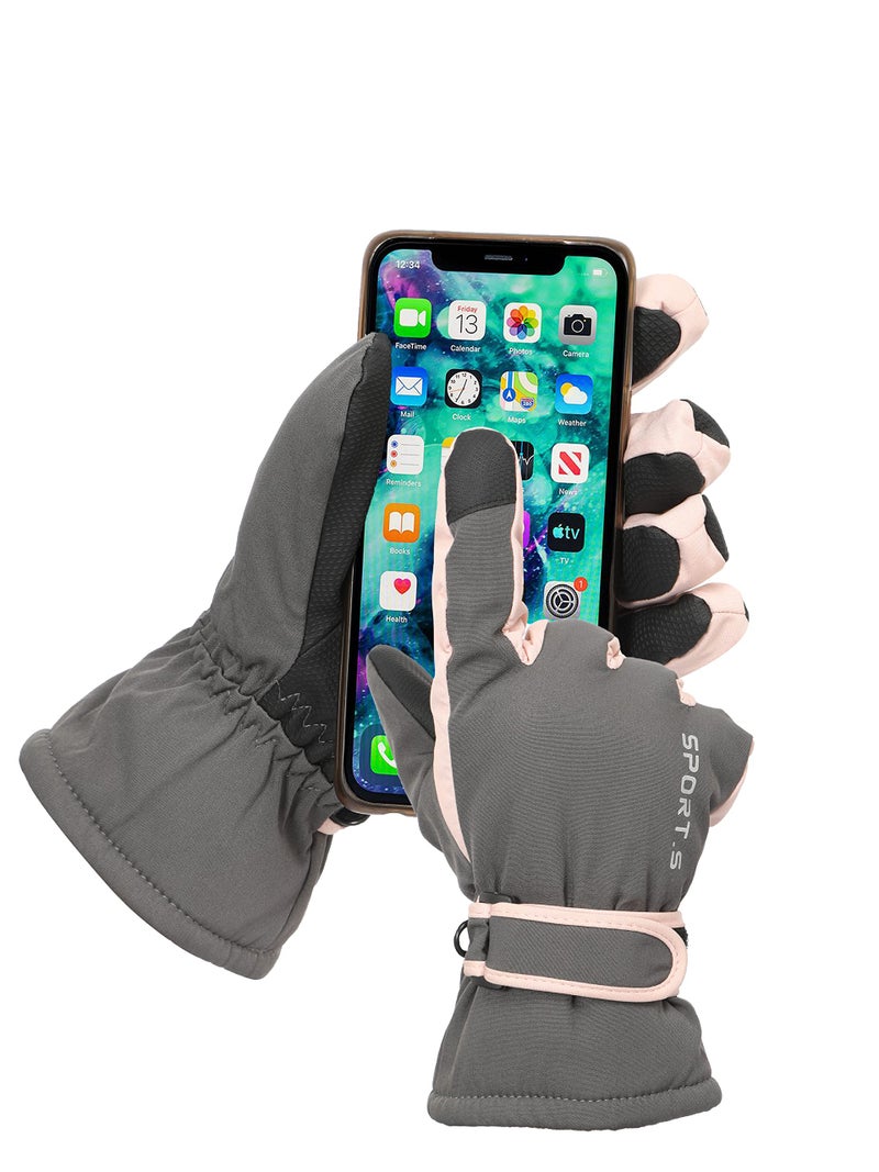 FabSeasons Warm Winter Gloves for Men & Women, Waterproof, Mobile Touchscreen enabled, windproof for hiking, driving, running & outdoors - Image 2