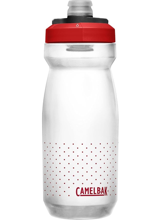 كاميلباك زجاجة CamelBak Podium بسعة 21 أونصة – أحمر ناري، تدفق عالي، غطاء ذاتي الإغلاق، خالية من BPA - Image 4