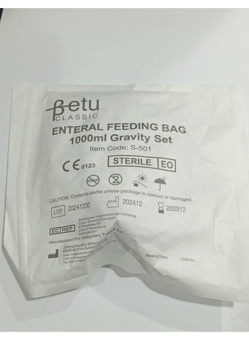 Beto Classic Enteral Feeding Bag 1000ml – Without Machine S-501 - Image 3