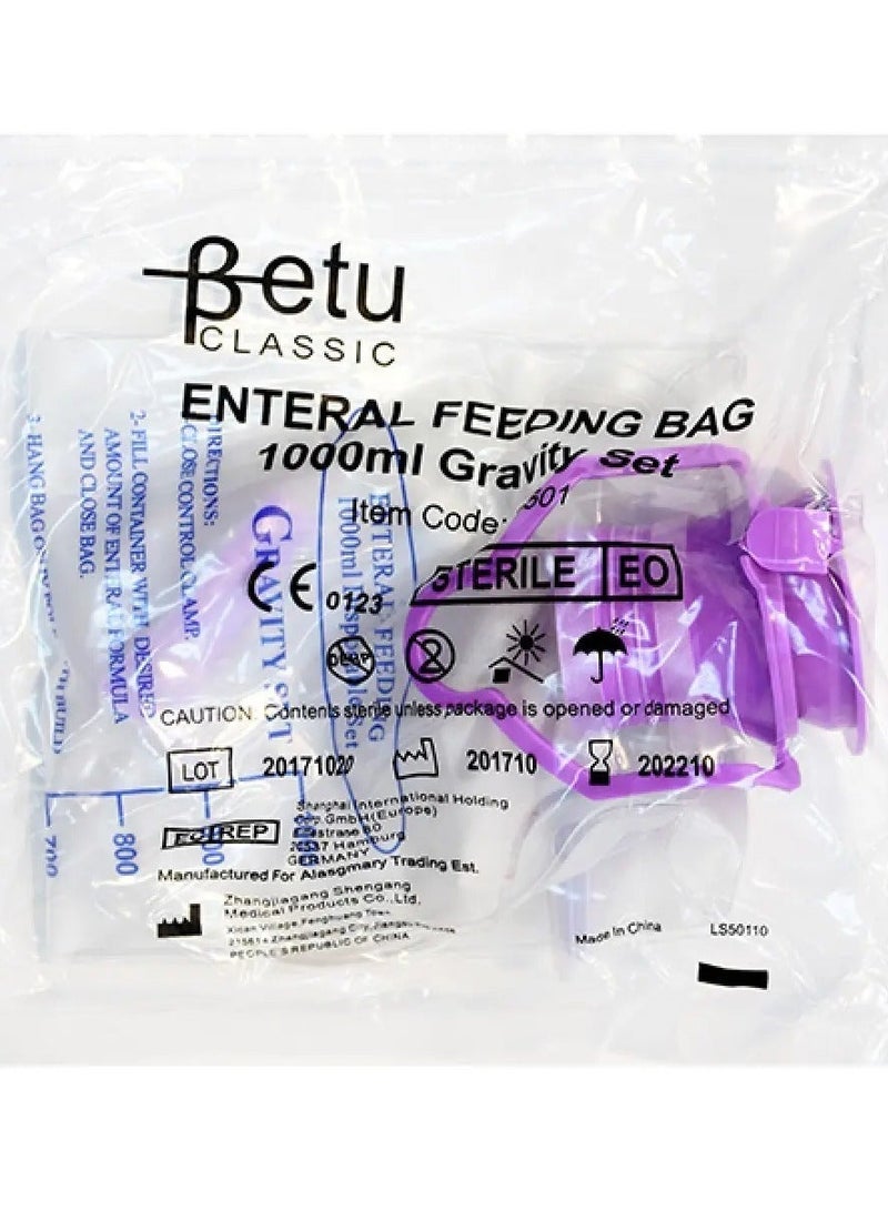 Beto Classic Enteral Feeding Bag 1000ml – Without Machine S-501 - Image 1
