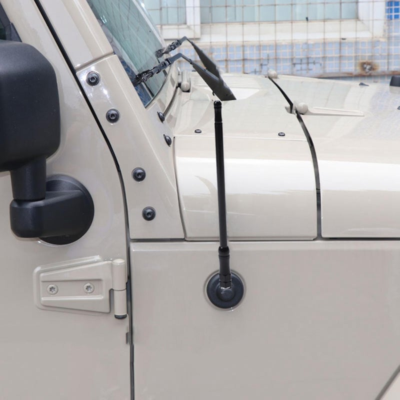 6.7 Inch Reflex Antenna Designed For Jeep Wrangler Black - Image 3
