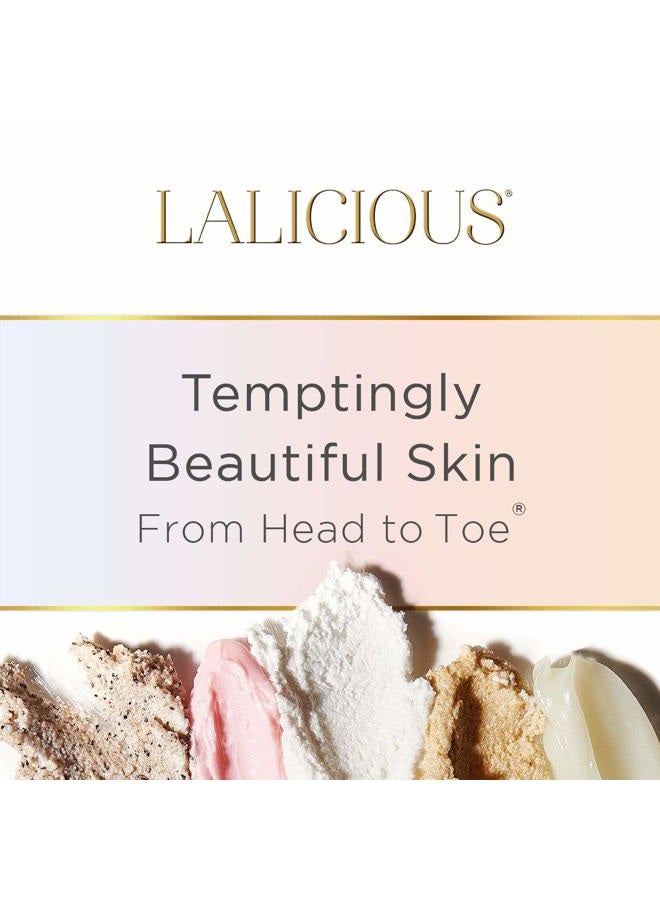 LALICIOUS Birthday Cake Extraordinary Whipped Sugar Scrub - Pink Shimmer Body & Foot Scrub, Exfoliating & Moisturizing Skin Care with Coconut Oil & Honey, No Parabens (2 Ounce Travel Size)  - Image 4