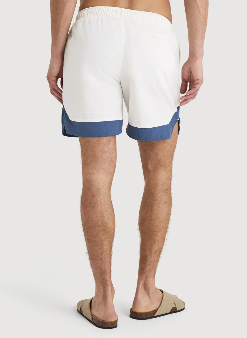 Nautica  Men Swim Shorts for Beach, Poolside and Summer Activities - White for Men | Best Price UAE