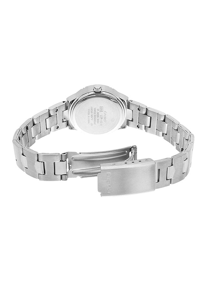كاسيو ساعة يد بعقارب إنتيسر كوارتز طراز LTP-1241D-4A3DF مقاس 25 مم - لون فضي نساء - Image 1