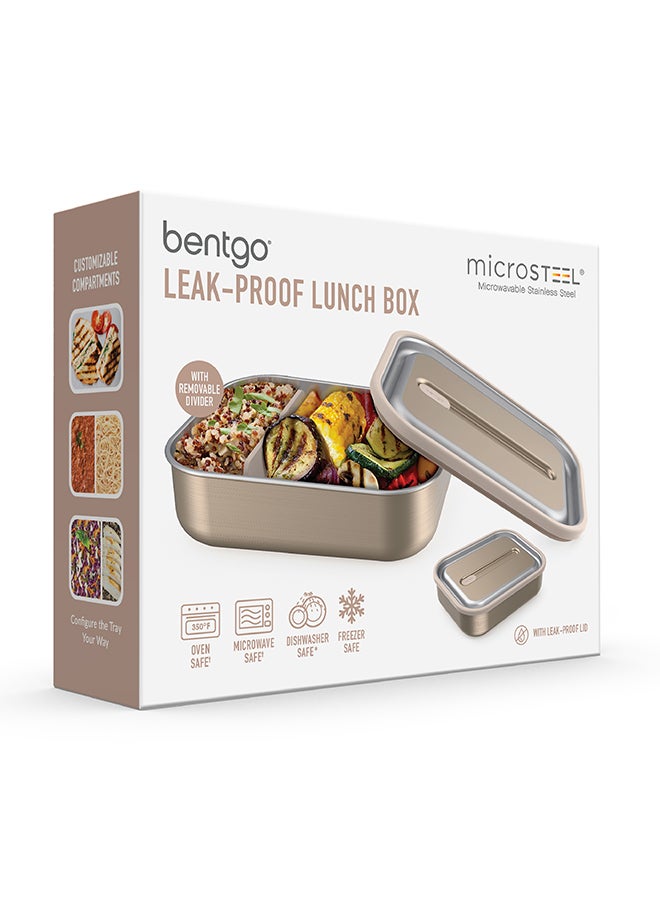 Bentgo Stainless Steel Leak Proof Lunch Box - Gold - Image 5