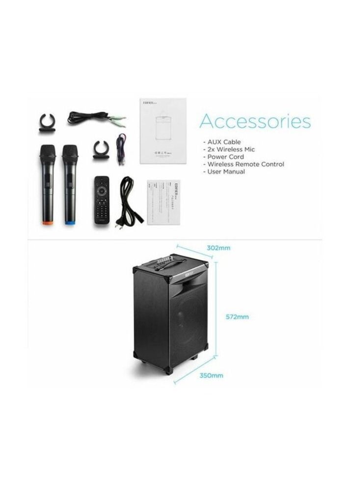 EDIFIER - Edifier PW312 SL GRY Bluetooth Trolley Speaker Silver Gray - Image 1