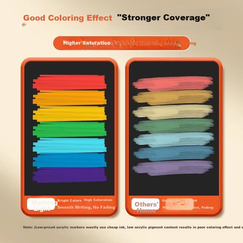 M&G Stationery Acrylic Easy-Grip Markers, 36+6 Colors, Safe for Students And Children, Drawing Pens, Highlighters, Doodle Pens, Sketching Pens, Birthday Gifts, APMT80C3 Watercolor Pens - Image 3