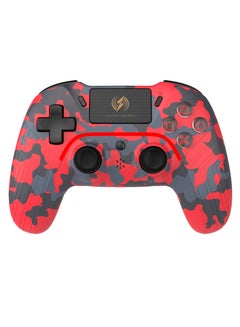 Log Electronics Red Camo Wireless Controller Compatible with PS4/PS4 ...