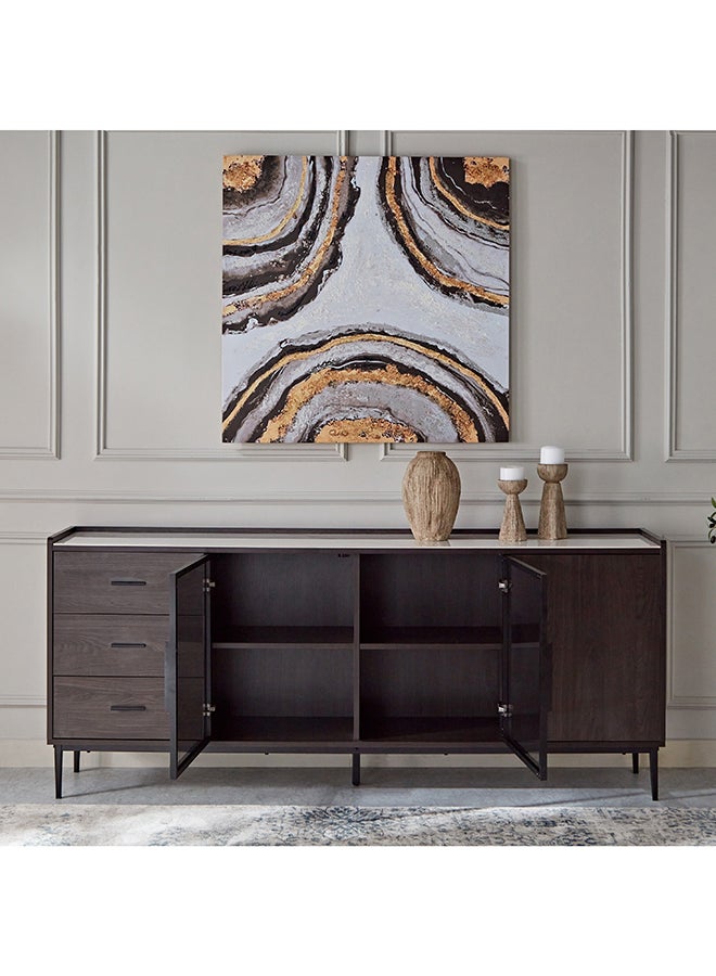 Home Box خزانة جانبية من حجر لوسينا المصهور - Image 4