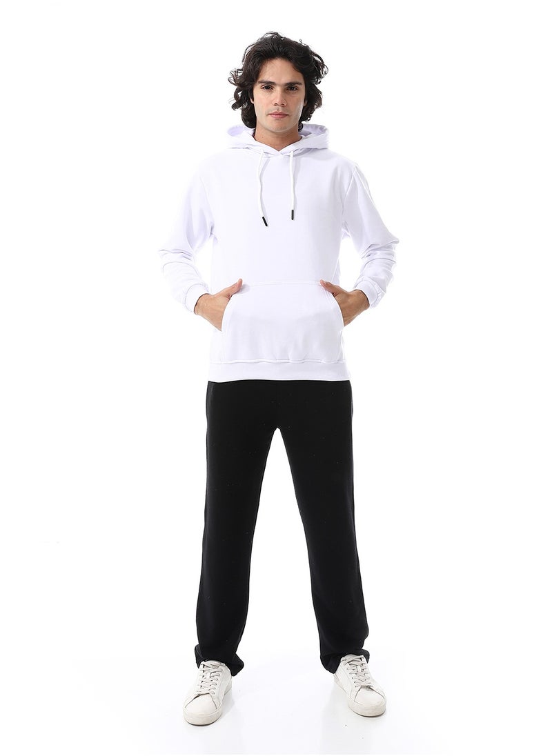 Andora Slash Pockets Elastic Waist Sweatpants_Black  - Image 5