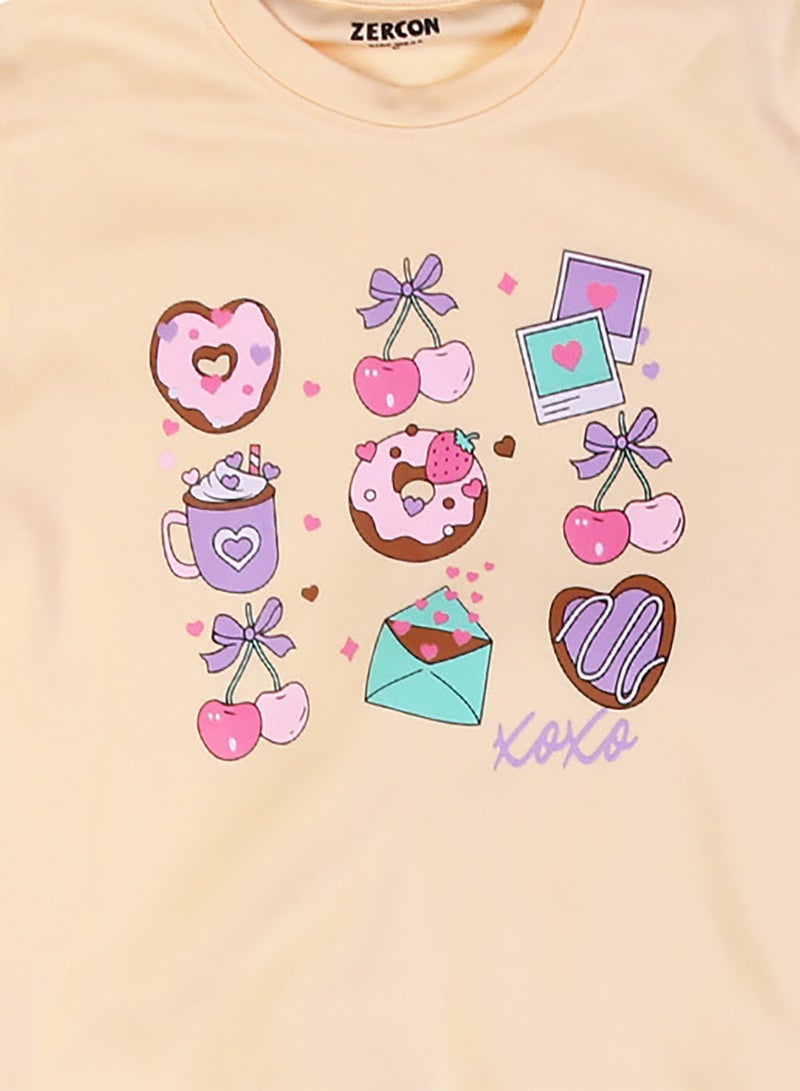 زيركون بيجامة خريفي بناتي - 3131 - Image 2