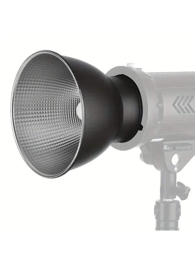 Black 7 Inch Standard Reflector Diffuser Lamp Shade Dish With Bowens Mount For Studio Strobe Flash - Image 2