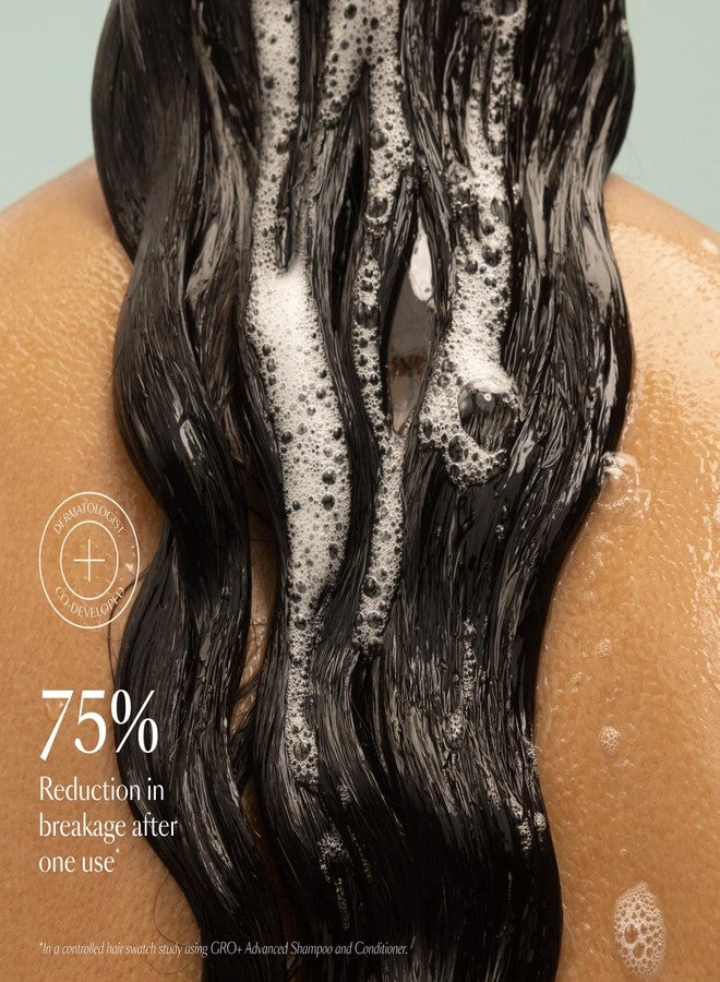 VEGAMOUR GRO+ Advanced Balancing Conditioner | Hydrates the Scalp, Nourishes and Softens Hair | For Severe Signs of Thinning | Color Safe, Vegan, Cruelty-Free, Formulated Without Silicones (8 Fl Oz) - Image 2