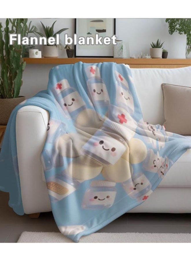 general Wisdom Fairy (latest) flannel thin blanket (warm and comfortable, suitable for sleep, game use, dust and sandproof) 150cm*200cm - 95 - Image 4