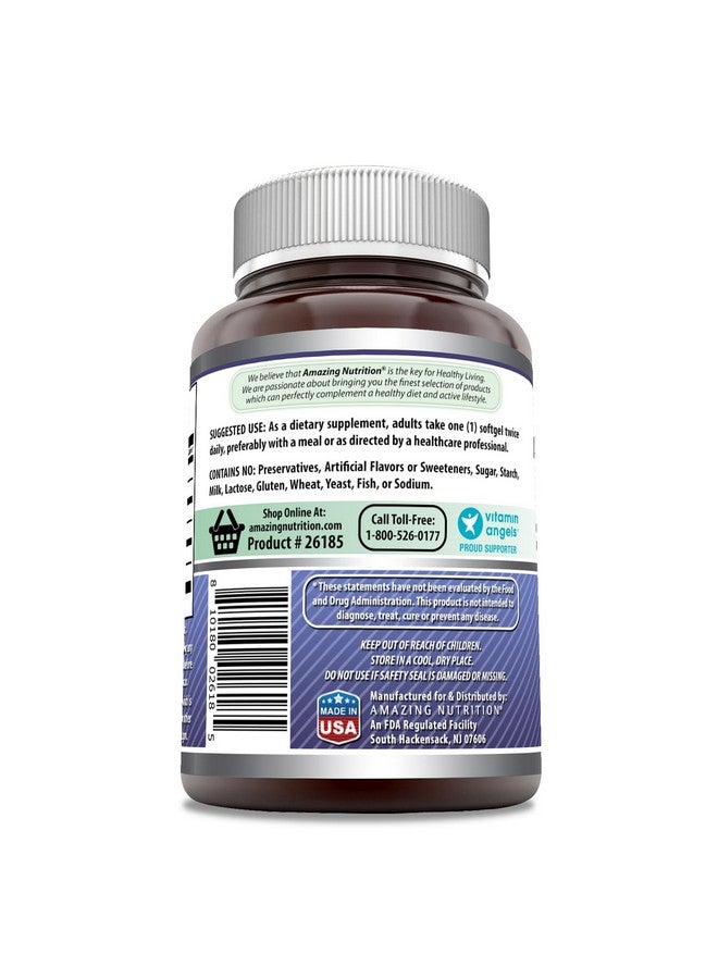 Amazing Nutrition Amazing Formulas Borage Oil Supplement | 2000 Mg Per Serving | Softgels | Non-GMO | Gluten-Free | Made in USA (90 Count) - Image 3
