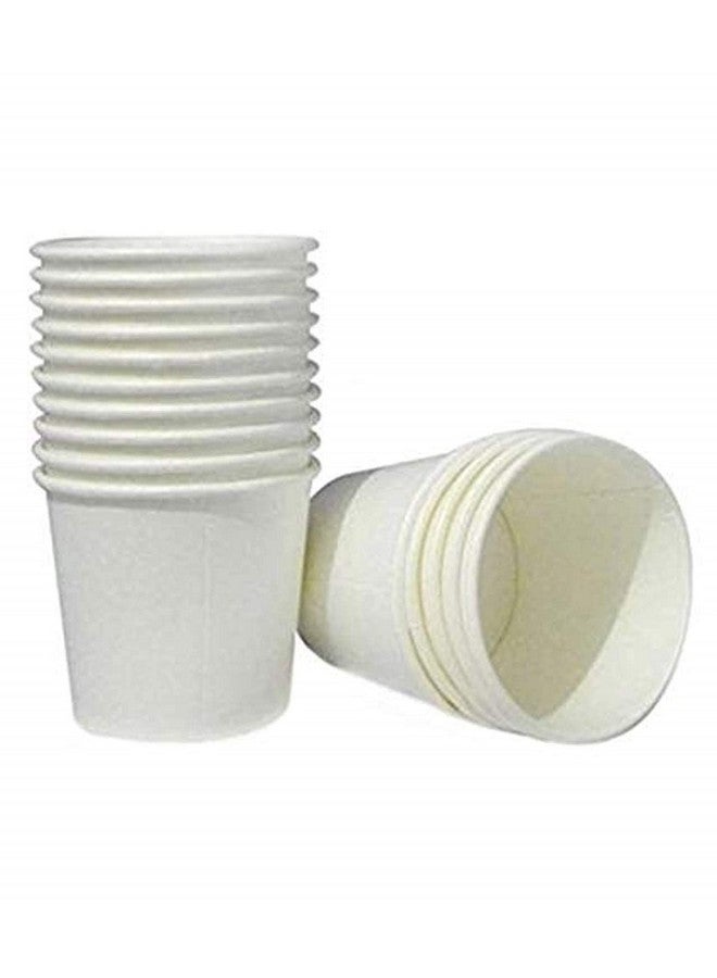 SANWALSA [150 ml, 50 Count, White, 5 Oz Disposable White Paper Cup | Eco-Friendly & Biodegradable Cups for Wedding, Party, Picnic, Travel | Ideal for Tea, Coffee, Juice & Water - Image 1
