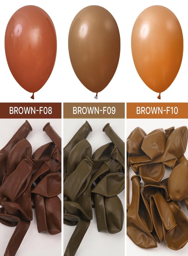 PartyWoo Brown Balloons 85 pcs Different Sizes of 18 12 10 5 Inch Boho Neutral Coffee Dark Brown Balloon Arch Kit Garland for Wedding Baby Shower Gender Reveal Birthday Party Decorations Brown-F09 - Image 3