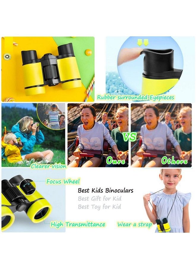 ARTOMIDE - Kid Binoculars Best Gifts For 312 Years Boys Girls Highresolution Optics Shockproof Mini Compact Binocuolar Toys Folding Small Telescope For Bird Watching Camping Outdoor Play - Image 1