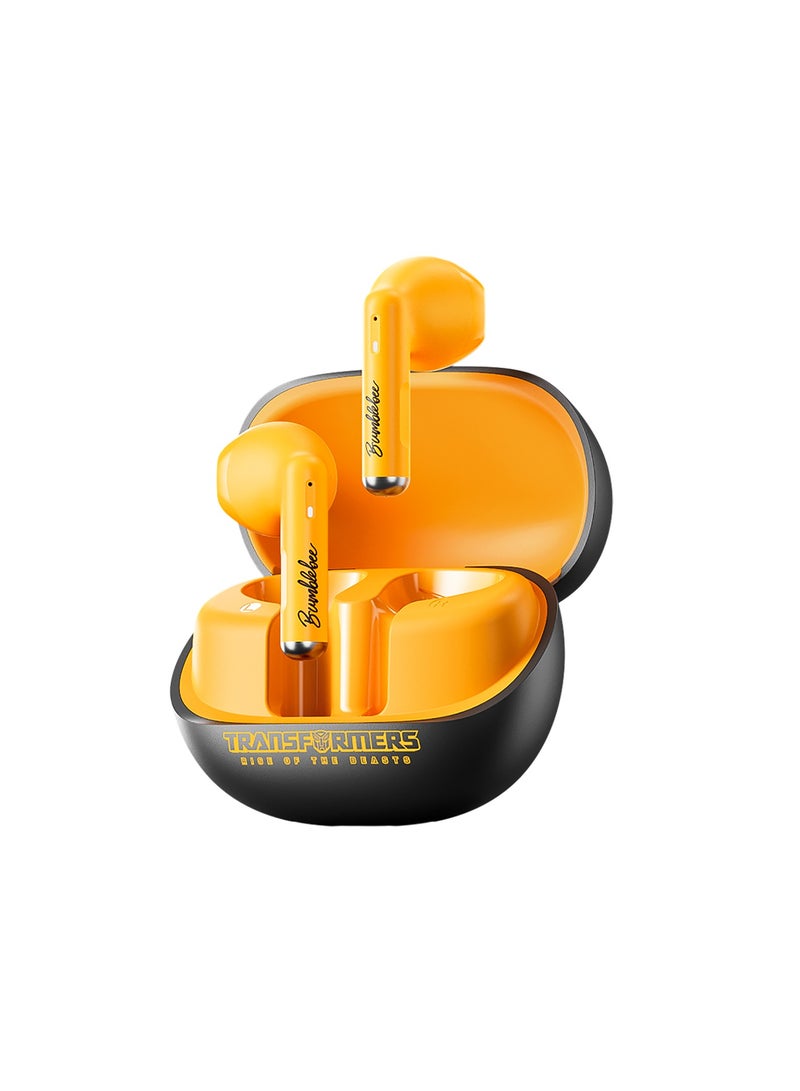 TRANSFORMERS TF-T28 True Wireless Earbuds 13mm Drivers Bluetooth 6 Hours Playtime USB-C Charging - Black - Image 1