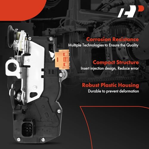 A-Premium Door Latch Lock Actuator Compatible with Chevrolet Vehicles - Impala 2006 2007 2008 2009 2010 2011, Sedan - Rear Right Passenger Side, Replace# 15277754, 15806257 - Image 5