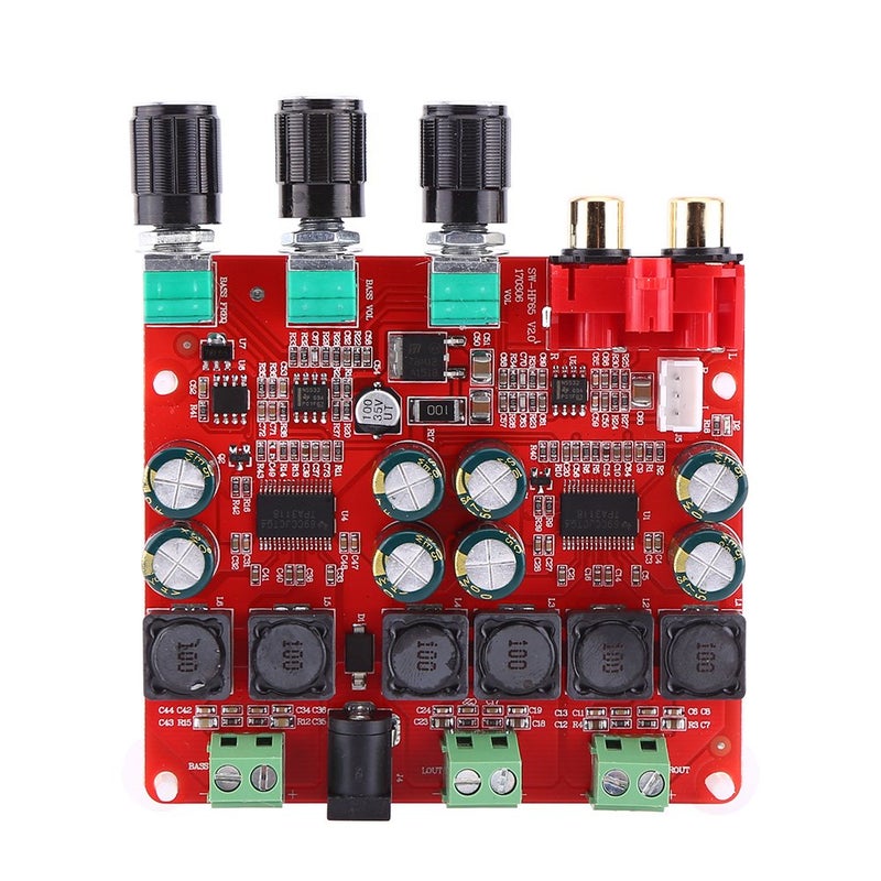 aqxreight TPA3118 2 Channel Stereo Subwoofer Digital Power Amplifier Board DC 12V 26V Er, Input and Power Subwoofer Amplifier Board Module - Image 5