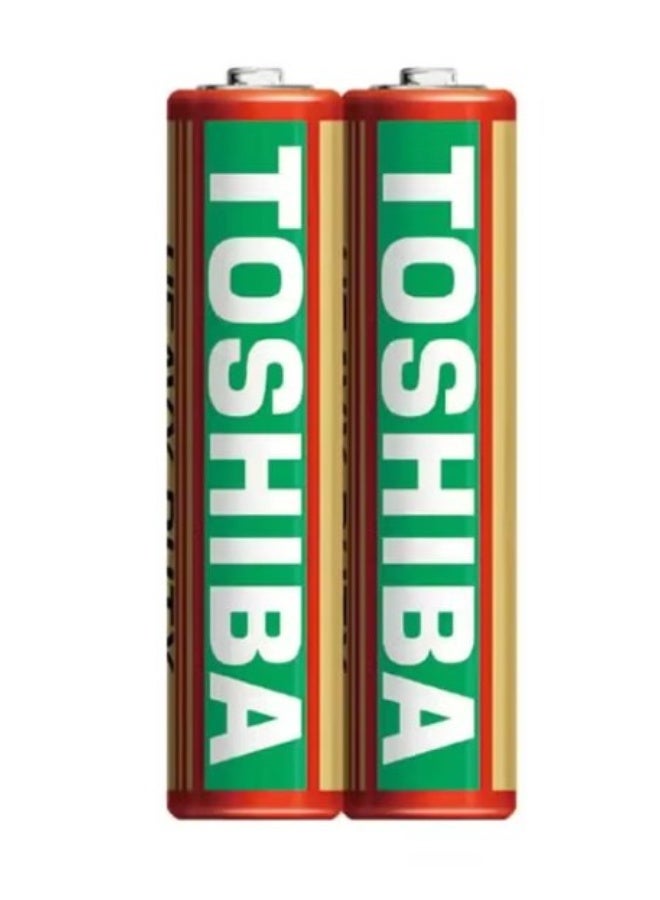 Toshiba Heavy Duty R03 AAA 1.5V Carbon Zinc Battery, Pack of 4 pcs - Image 2