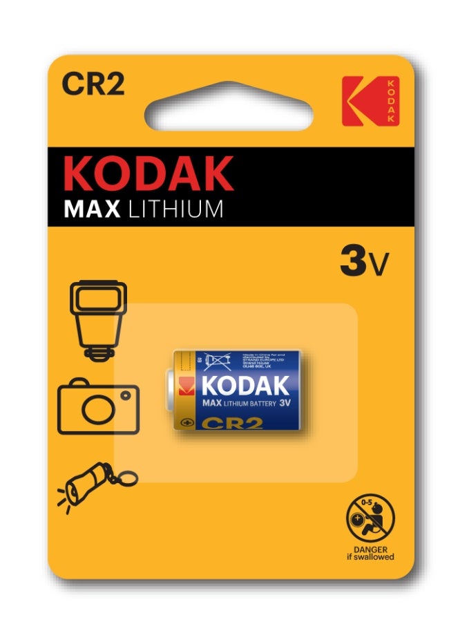 1-Piece KODAK MAX CR2 Lithium 3V Battery