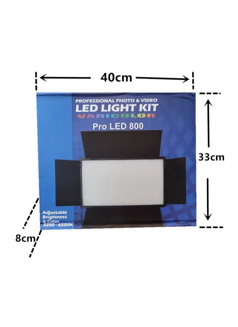 Generic Professional Rechargeable Pro LED 800 Photography Light, Photo Shoot | Video Making Light For YouTube Vlog | TikTok & Insta Reels | Wedding Photography LED Studio Light with Stand Camera Light  - Image 3