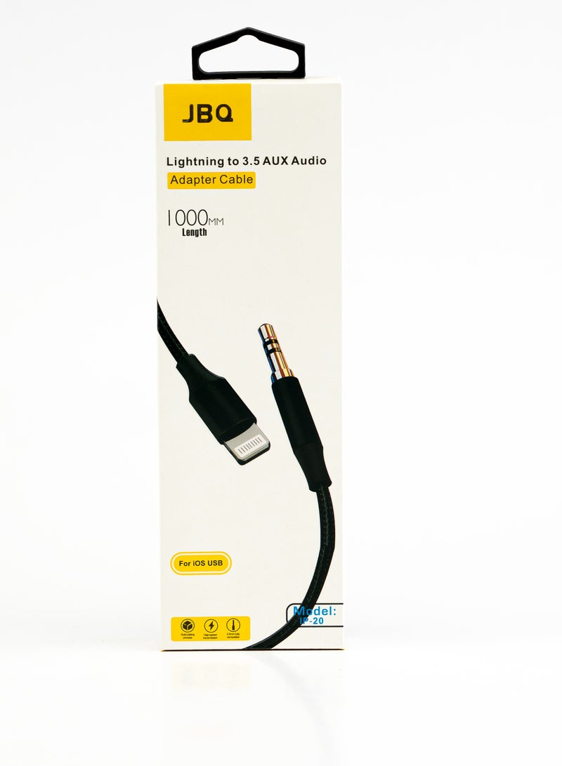 JBQ Auxiliary Audio Adapter Cable Compatible With Lightning - Image 2