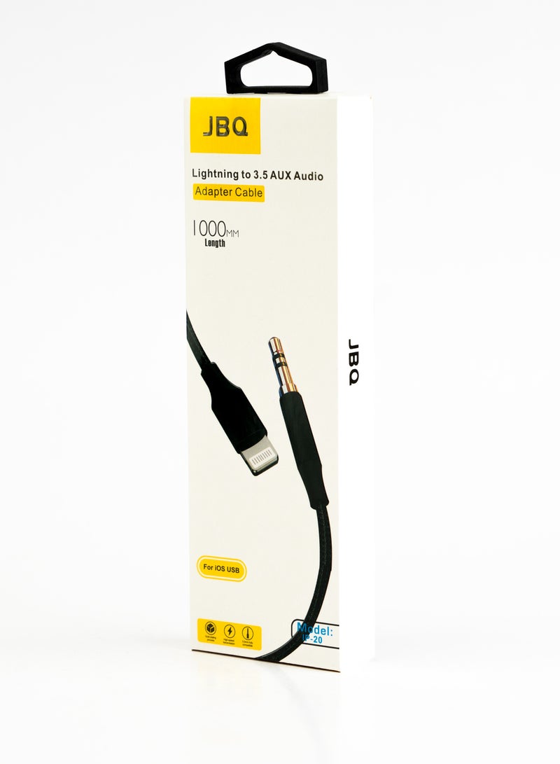 JBQ Auxiliary Audio Adapter Cable Compatible With Lightning - Image 3