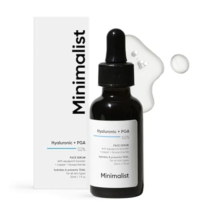 Minimalist 2% Hyaluronic Acid Serum for Face for Intense Hydration, Glow & Lesser Fine Lines | Helps with Skin Dryness & Elasticity | For Women & Men | For all Skin Types | 1 Fl Oz / 30 ml - Image 1